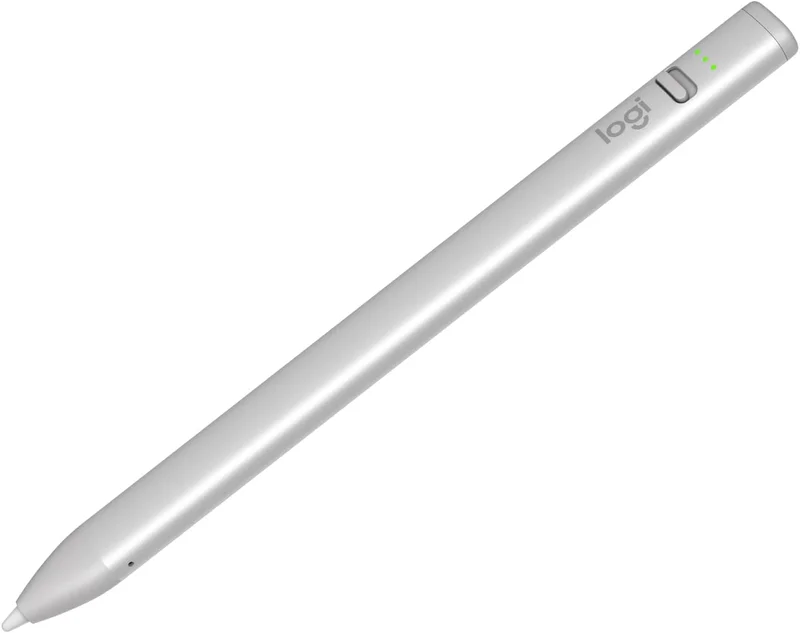 Logitech Digital Pencil for iPad (iPads with USB-C Ports) with Apple Pencil Technology, Pixel Accuracy and Dynamic Smart Tip with USB-C Quick Charge - Silver