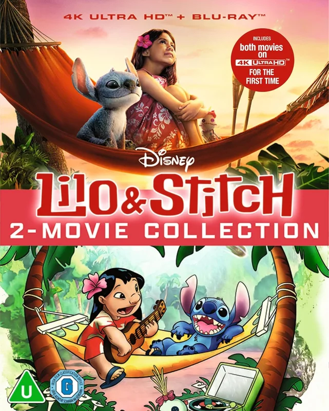 Disney's Lilo & Stitch (Live action/animation) 2025 double pack 4K Ultra HD/BD