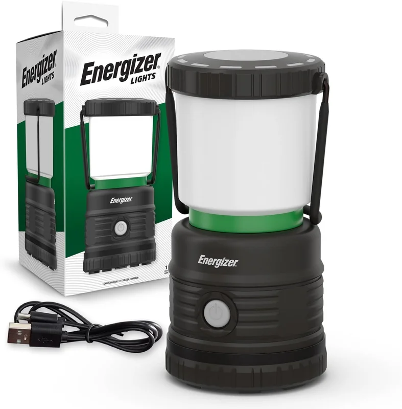 Energizer Camping Lamp LED Rechargeable PRO, Very Bright Light Tent, Waterproof Emergency Lamp, USB Charging, Portable Camping Hiking Outdoor Emergency Breakdown [Energy Class A+++]