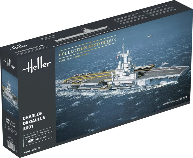 Heller - 81072 - Construction and Models - Charles De Gaulle - Scale 1:400