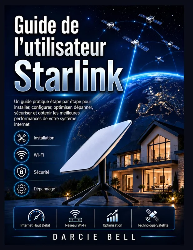 Guide de l'utilisateur Starlink: Un guide pratique étape par étape pour installer, configurer, optimiser, dépanner, sécuriser et obtenir les meilleures performances de votre système Internet