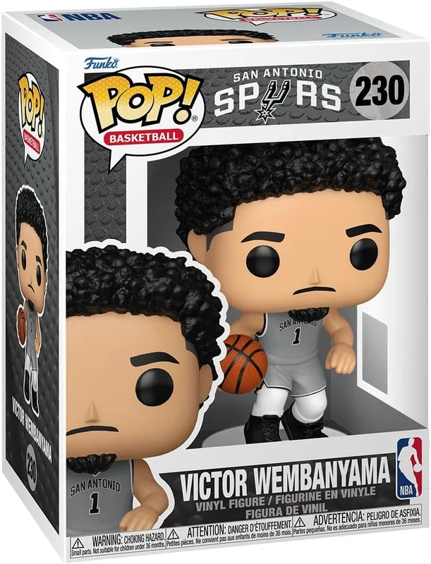 Funko Pop! NBA: San Antionia Spurs - Victor Wembanyama - Statement Edition - Collectible Vinyl Figure - Gift Idea - Official Product - Toys for Children and Adults