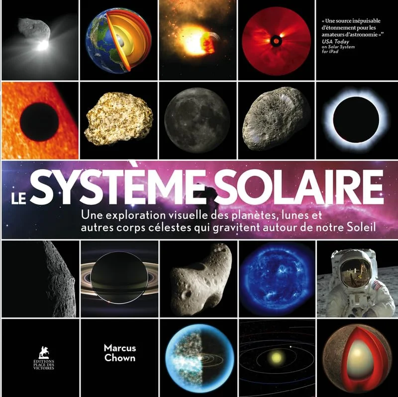Le système solaire : Une exploration visuelle des planètes, des lunes et autres corps célestes qui gravitent autour de notre soleil