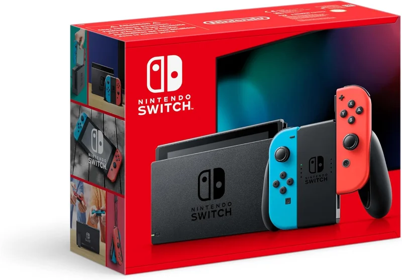 Nintendo Switch Portable Game Console 15.8 cm (6.2") 32 GB Touchscreen WiFi Blue,Grey,Red