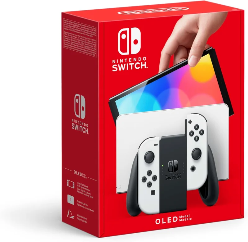 Nintendo Switch (OLED) Portable Game Console 17.8 cm (7") 64 GB Touchscreen WiFi White