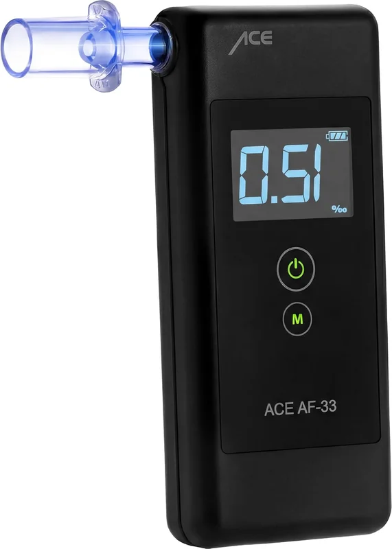 ACE Alcootest AF-33 - l'alcootest no. 1 Selon Auto Bild (comparaison 2023) - alcootest/promilletest précis de la Police