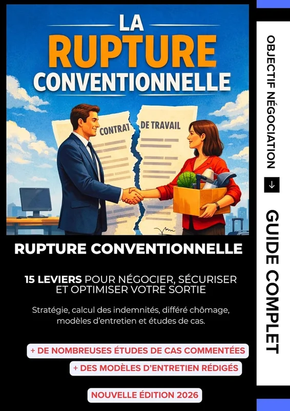Rupture Conventionnelle Stratégique: 15 leviers pour négocier, sécuriser et optimiser votre sortie