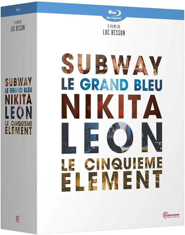 5 films de Luc Besson : Subway + Le grand bleu + Nikita + Léon + Le cinquième élément [Blu-ray]