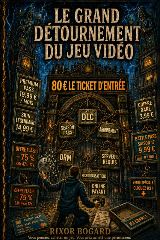 LE GRAND DÉTOURNEMENT DU JEU VIDÉO: Comment l’industrie vidéo ludique est passée d’un art accessible à une machine à profits, exploitant les failles ... les considérations éthiques et légales