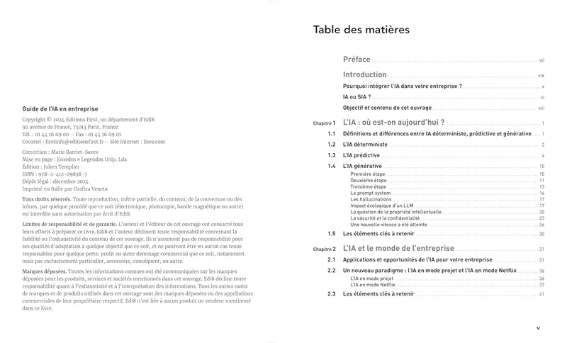 Guide de l'IA en entreprise
