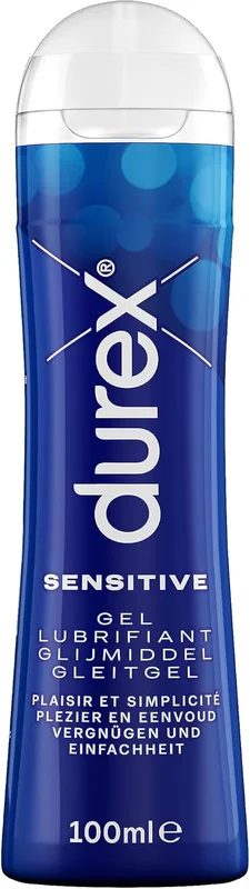 Durex Sensitive Lubricant Gel - Edible Water-Based Lubricant - 100ml