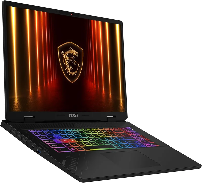 MSI Crosshair A17 HX, Gaming Laptop 17" QHD+ 240Hz Display, AMD Ryzen 9 8940HX, NVIDIA GeForce RTX 5070, 32GB RAM, 1TB SSD, Windows 11 Home, QWERTZ Keyboard, Cosmos Grey, D8WGKG-010