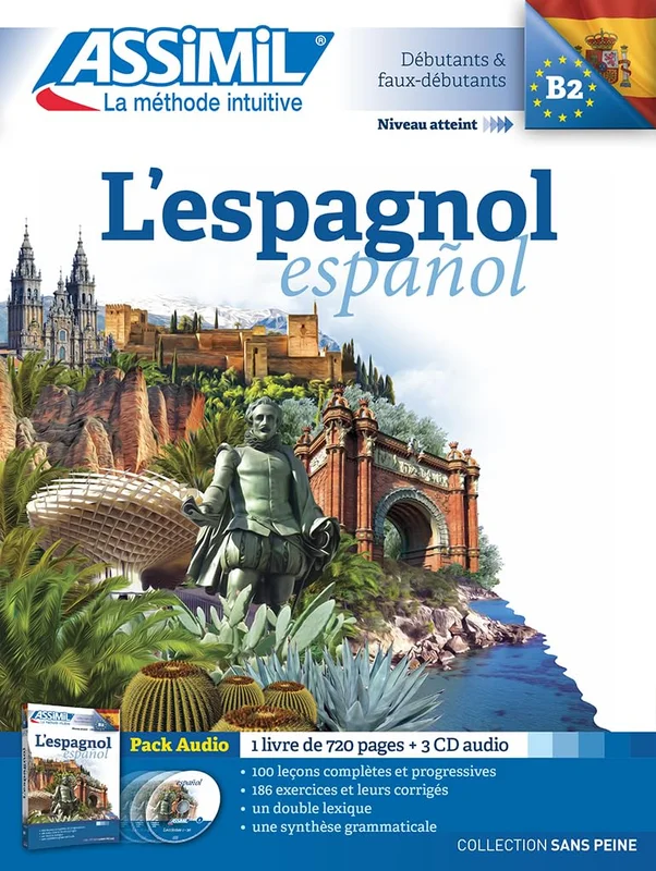 L'espagnol (livre+3CD audio): Contient 1 livre