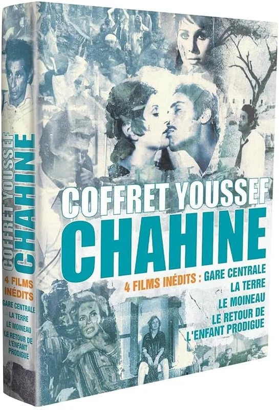 Coffret Youssef Chahine - 4 films inédits - Gare centrale + La terre + Le moineau + Le retour de l'enfant prodigue - Coffret 4 DVD + 1 livret