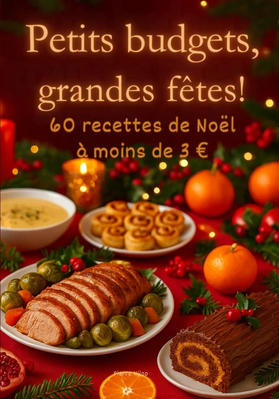 Petits budgets, grandes fêtes !: 60 recettes de Noël à moins de 3 €