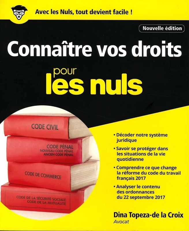 Connaître vos droits pour les Nuls grand format