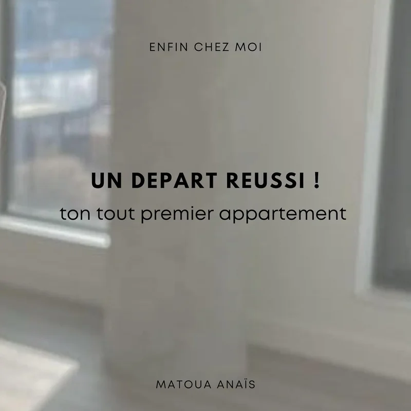 Un départ réussi : guide pratique pour ton tout premier appartement      Kindle Edition