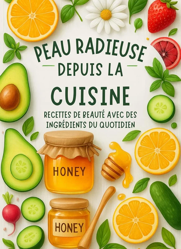 Peau Radieuse Depuis la Cuisine : Recettes de Beauté avec des Ingrédients du Quotidien      Kindle Edition