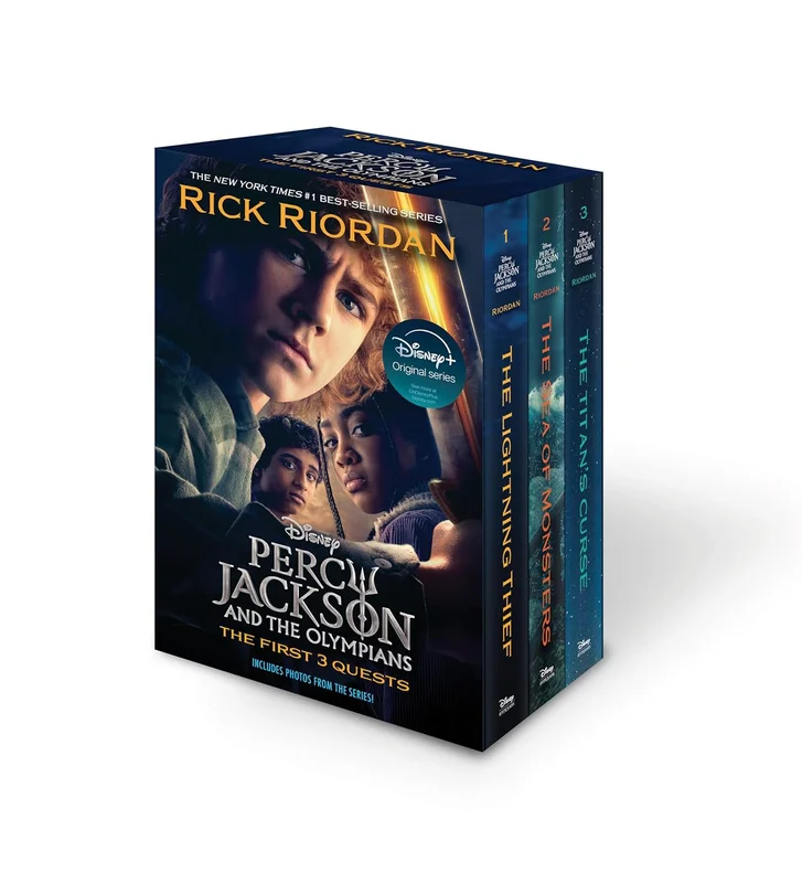 Percy Jackson and the Olympians Disney+ Tie-In Boxed Set: Books 1 - 3