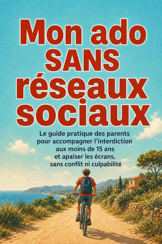 Mon ado sans réseaux sociaux: Le guide pratique des parents pour accompagner l’interdiction aux moins de 15 ans et apaiser les écrans, sans conflit ni culpabilité