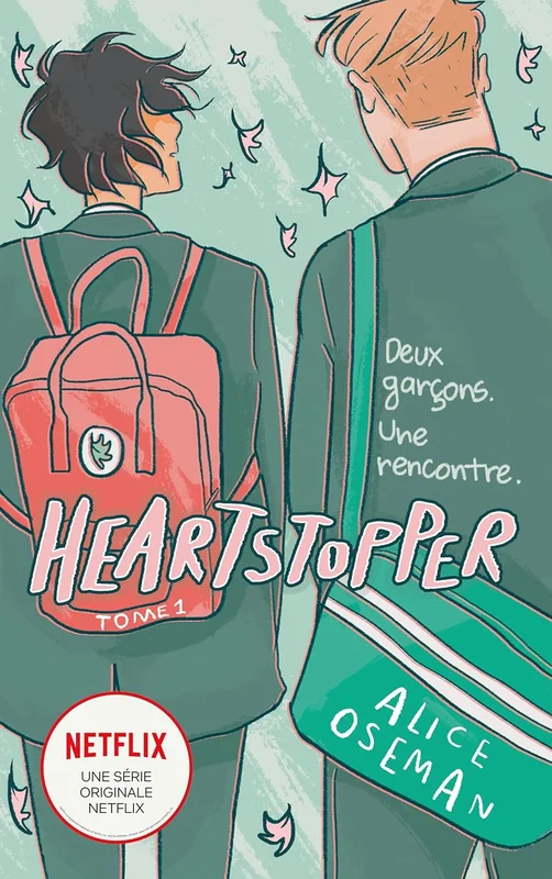 Heartstopper - Tome 1 - Le roman graphique à l'origine de la série Netflix: Deux garçons. Une rencontre.      Paperback – Big Book, 9 Oct. 2019