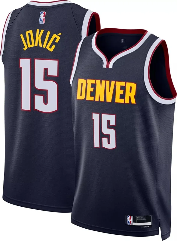 Nikola Jokic Denver Nuggets NBA Swingman Jersey 8-20 Navy