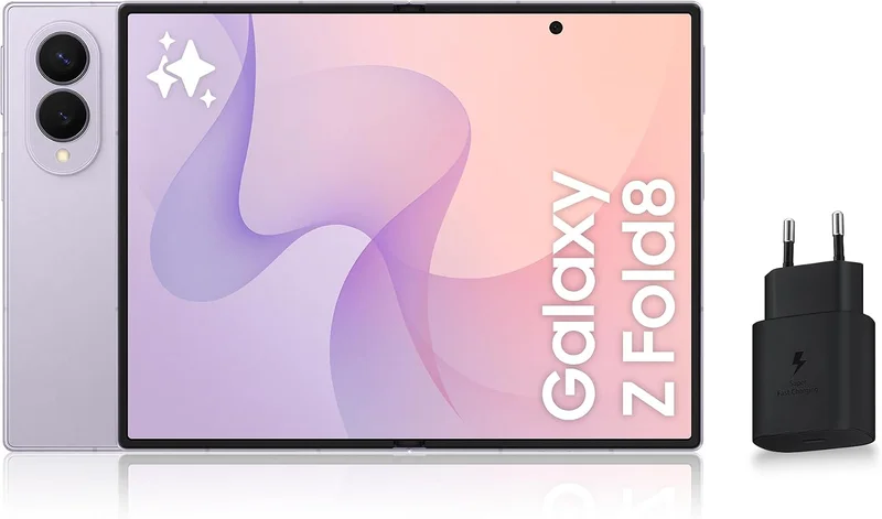 Samsung Galaxy Z Fold8, 5G Foldable Smartphone, 256GB, Lavender, FR Version [Energy Class A]