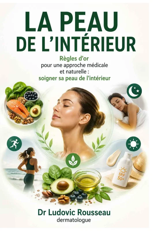 La Peau de l'intérieur: Eczéma, psoriasis, acné, rosacée, vieillissement, cheveux, ongles... règles d'or pour une approche médicale et naturelle / soigner sa peau de l'intérieur