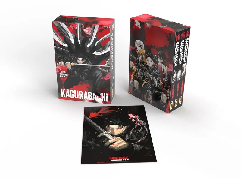 Coffret Kagurabachi T 1 - 2 - 3 + Ex-libris
