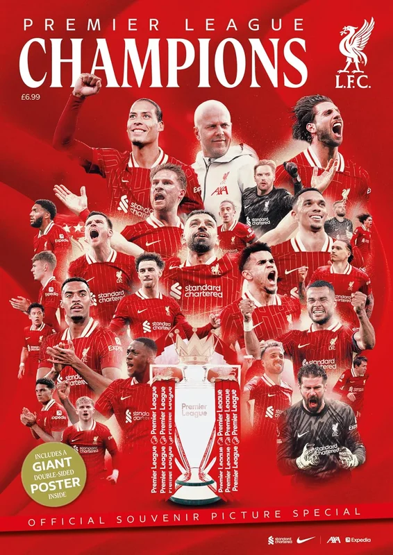 Liverpool FC CHAMP20NS - Premier League winners 24/25: Official LFC magazine