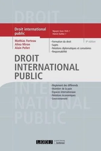 Droit international public, 9eme ├ędition