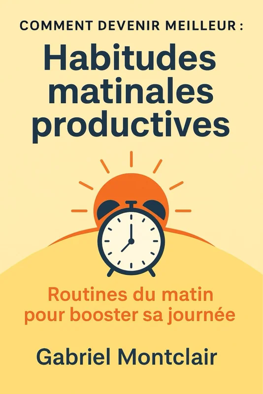 Habitudes matinales productives: Routines du matin pour booster sa journée (Comment devenir meilleur) (French Edition)