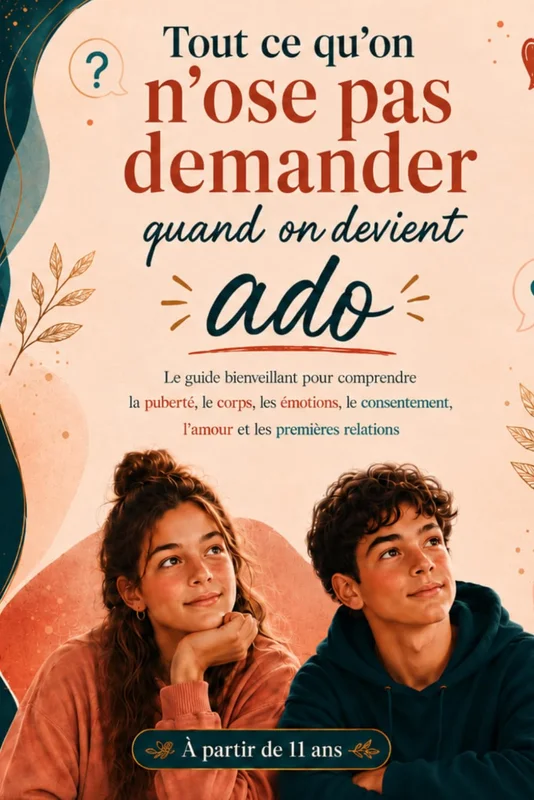 Tout ce qu’on n’ose pas demander quand on devient ado: Le guide bienveillant pour comprendre la puberté, le corps, les émotions, le consentement, l’amour et les premières relations
