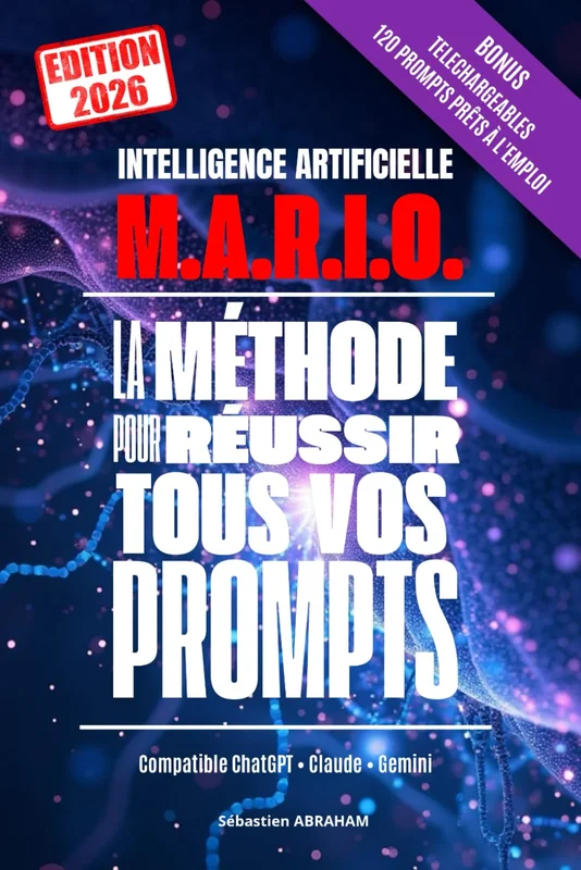 Intelligence Artificielle : La Méthode pour Réussir tous vos Prompts: Maîtriser Les intelligences Artificielles. Optimisez Vos Interactions Avec ChatGPT Claude et Gemini Grâce à Des Prompts Structurés