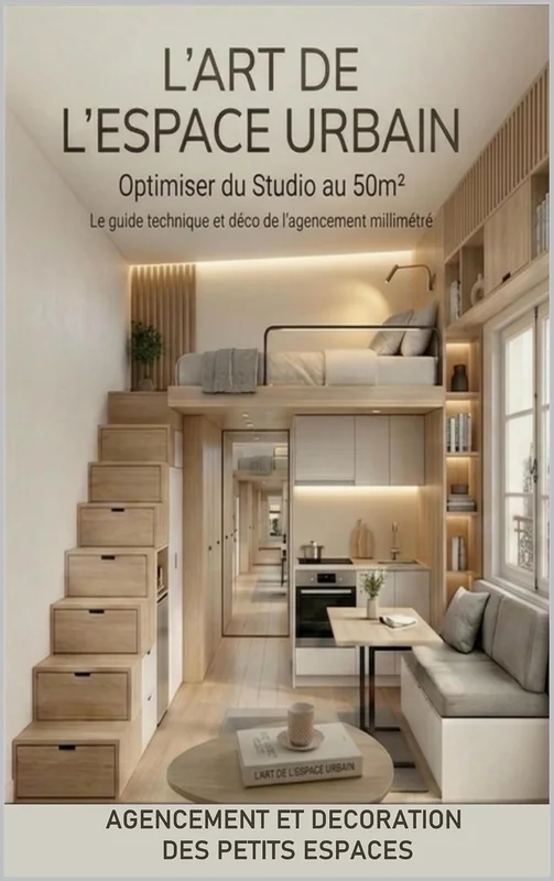 L'ART DE L'ESPACE URBAIN : Comment optimiser les petits espaces du studio au 50m2: AGENCEMENT ET DECORATION DES PETITS ESPACES