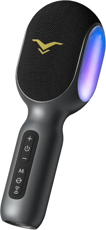 StageSound Wireless Karaoke Microphone, Compatible with iPhone/Android