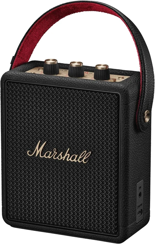 Marshall Stockwell III Enceinte Portable Bluetooth - Black and Brass