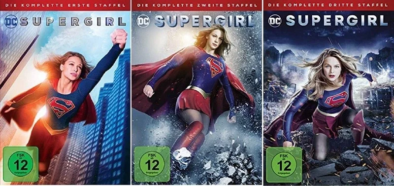 Supergirl 1-3 (1+2+3) DC Series [DVD Set]
