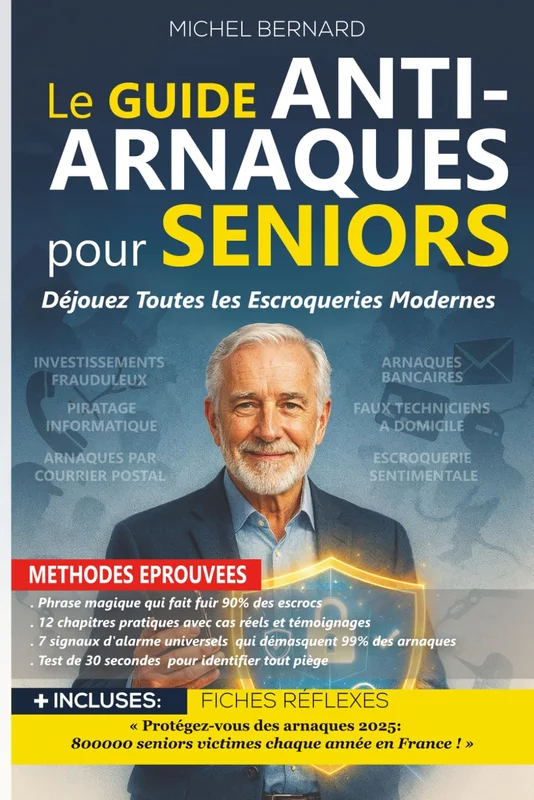 Le Guide Anti-Arnaques pour Seniors: Déjouez Toutes les Escroqueries Modernes - Protection Totale contre Fraudes Téléphone, Internet, Bancaires, ... ... | Méthodes Éprouvées + Fiches Pratiques