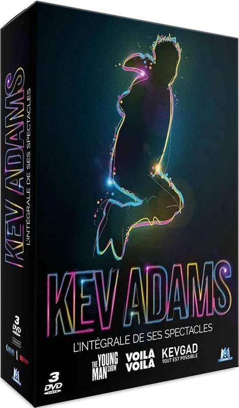 Kev Adams - L'intégrale des Spectacles : The Young Man Show + Voilà Voilà + Tout est Possible - Coffret DVD