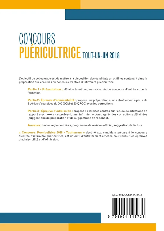 Concours puéricultrice 2018 : Epreuves écrite et orale