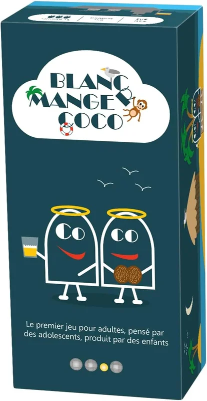 BLANC MANGER COCO – The 1st Game for Adults designed by Teens, Produced by Children - 600 Cards;-