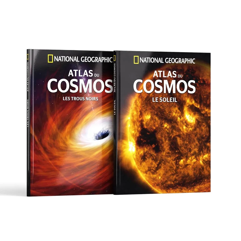 Collection Atlas du Cosmos National Geographic - Sélection II - Contient 2 livres: Les Trous noirs, Le Soleil