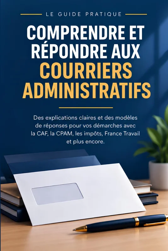 COMPRENDRE ET RÉPONDRE AUX COURRIERS ADMINISTRATIFS: Un guide pratique pour savoir quoi faire, dans quel délai, et comment garder une preuve que la ... des impôts, de la CPAM ou de France Travail.