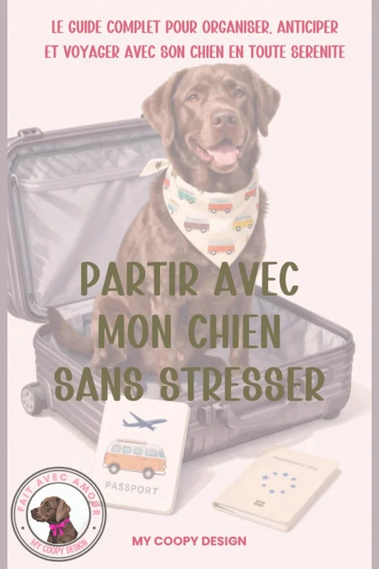 Partir avec mon chien sans stresser: Le guide complet pour organiser, anticiper et voyager avec son chien en toute sérénité
