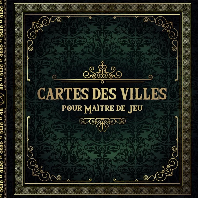 Cartes des Villes pour Maître de Jeu: 50 Cartes Régionales Uniques et Personnalisables pour les Jeux de Rôle | Inspiration De Quête Pour Les Joueurs (Cartes JDR pour Maître de Jeu)