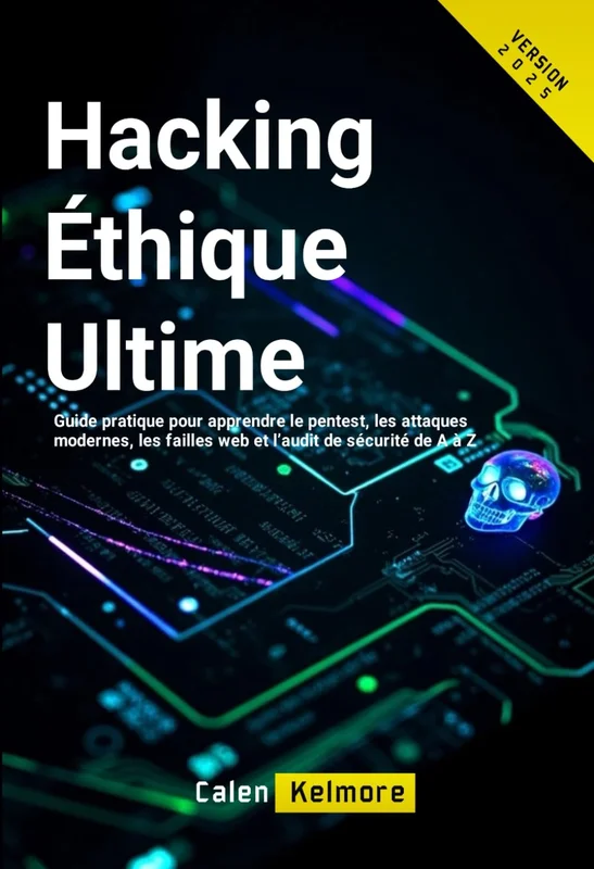 Hacking Éthique Ultime: Guide pratique pour apprendre le pentest, les attaques modernes, les failles web et l’audit de sécurité de A à Z.
