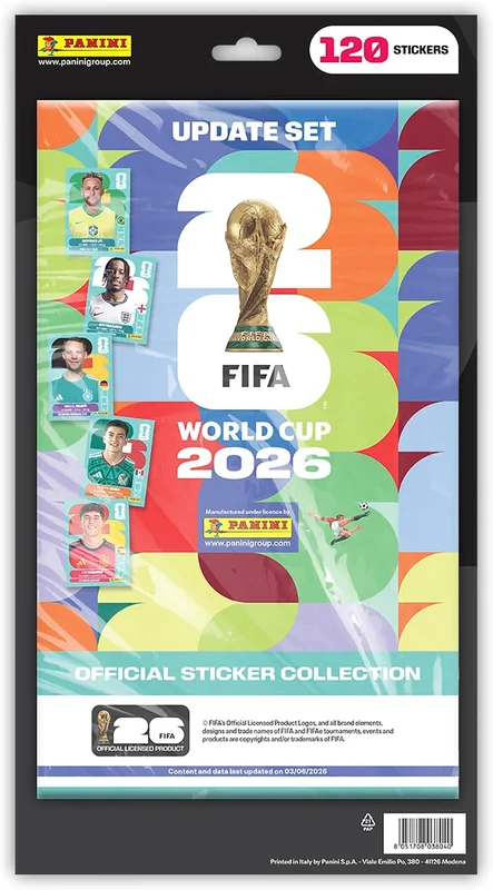 Panini FIFA World Cup 2026 Stickers - Set Update 120 Stickers
