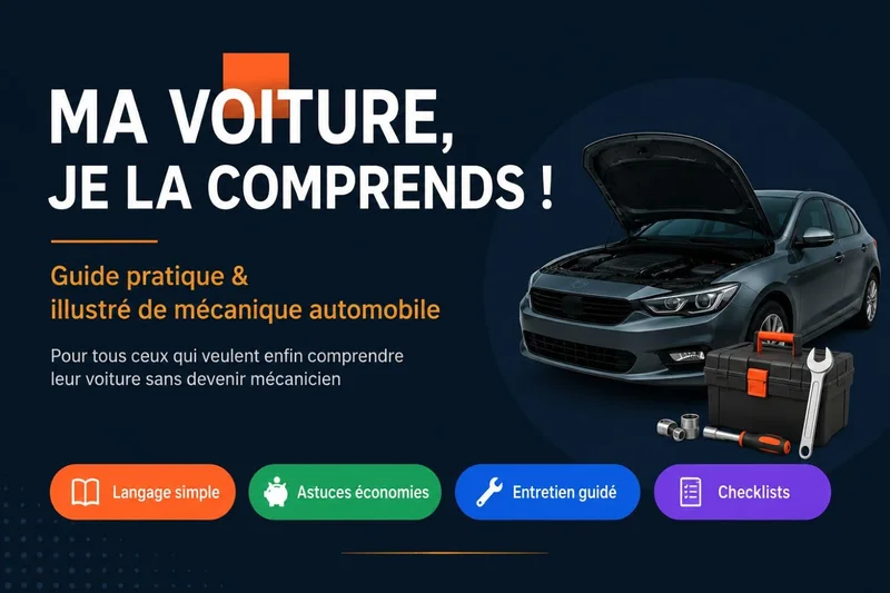 Ma Voiture, Je La Comprends ! — Guide pratique et illustré de mécanique automobile pour tous: Checklists, tableaux d'entretien et astuces économies pour rouler sereinement