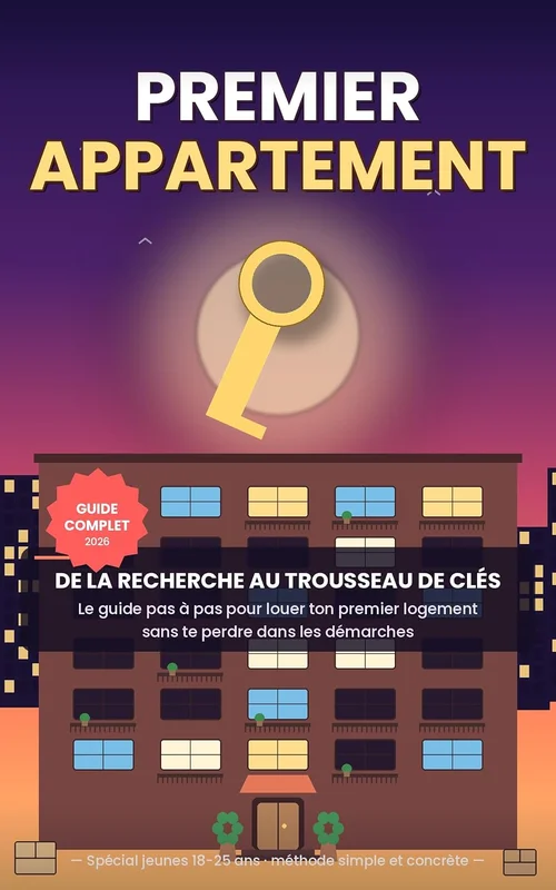 Premier appartement : guide pas à pas : Guide de la recherche du logement à l’obtention du trousseau de clé (Guide du jeune)